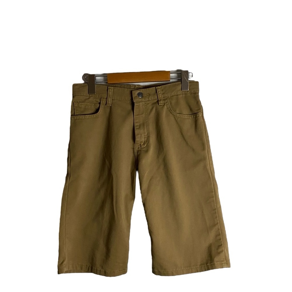 Wrangler Youth Boy's Tan Casual Denim Shorts Inseam 10"
